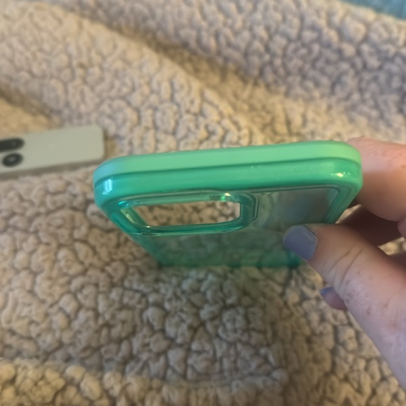 Luxylemon Neon Aqua iPhone 15 Max Pro Phone Case EUC - Picture 4 of 5